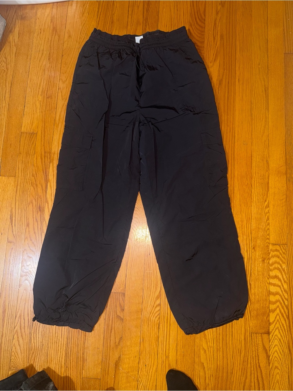 DSG Black Elastic Drawstring Athletic Shorts